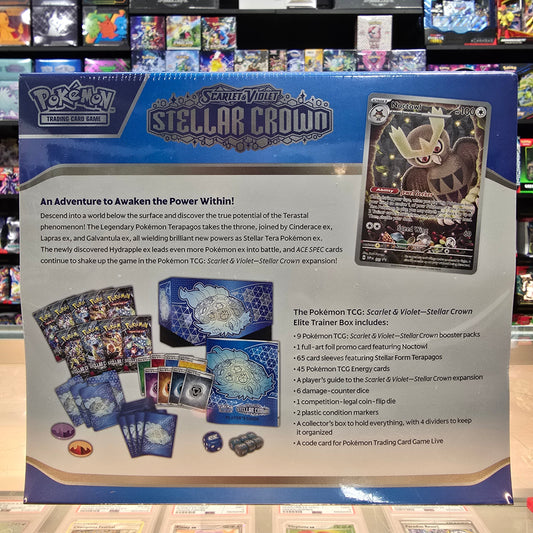 Hot Sale : Scarlet & Violet: Stellar Crown - Elite Trainer Box